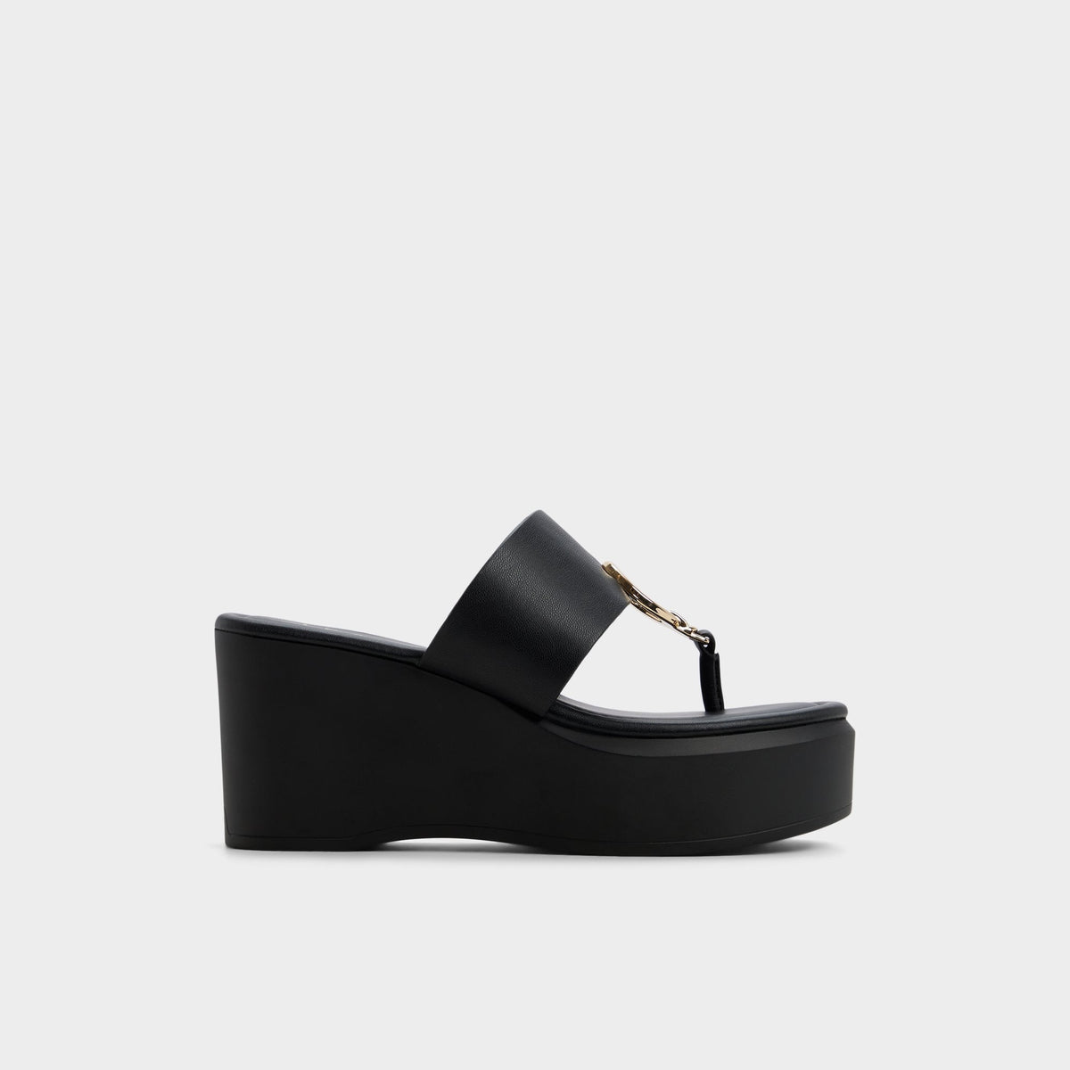 Black Friegan in Black - Slide sandal, Wedge heel | Aldo
