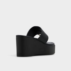 Black Friegan in Black - Slide sandal, Wedge heel | Aldo
