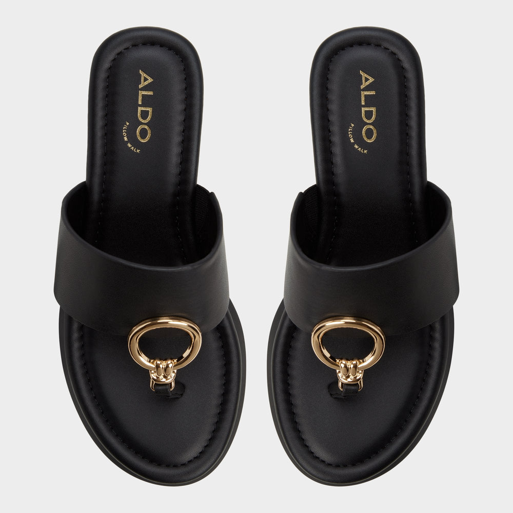 Black Friegan in Black - Slide sandal, Wedge heel | Aldo