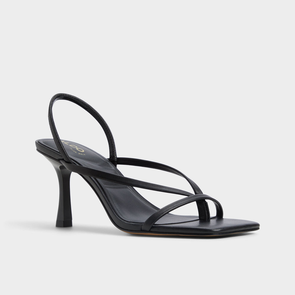 Other black Riva Other Black Women's Strappy sandals - Sling back heeled sandal, Stiletto heel | Aldo