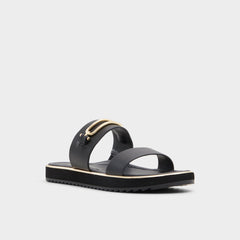 Other black Lagoon Other Black Women's Strappy sandals - Strappy flat sandal, Footbed sandal | Aldo
