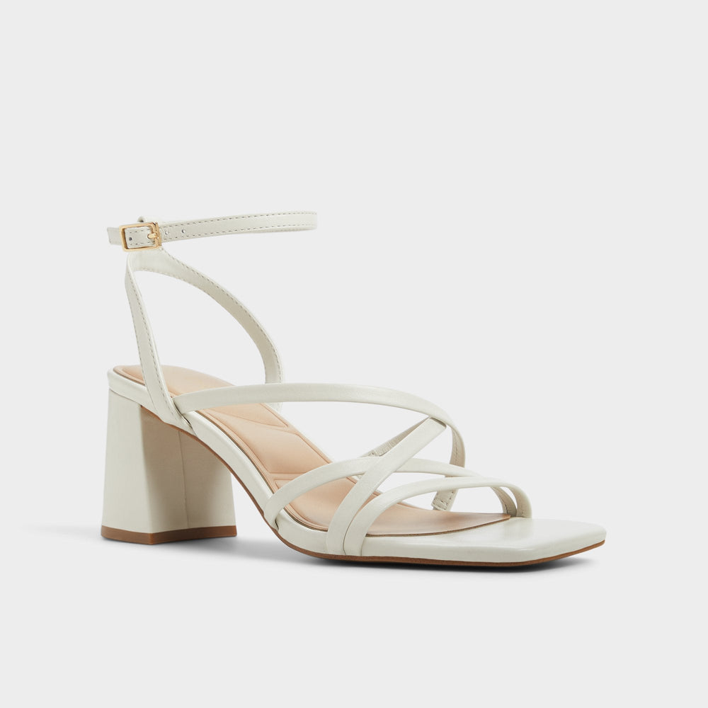 Other white Esther Other White Women's Block heels - Strappy heeled sandal, Block heel | Aldo