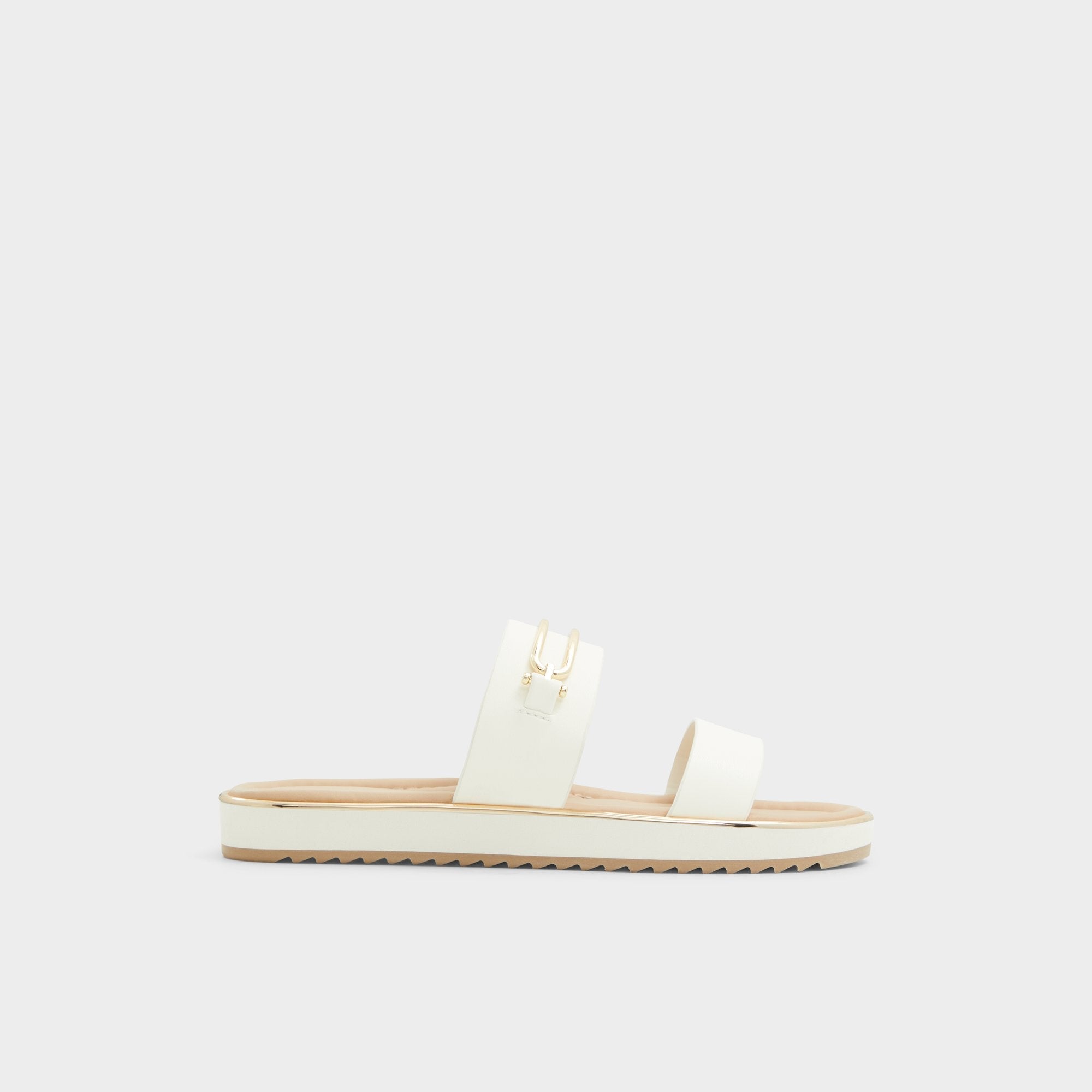 White Lagoon White Women's Strappy sandals - Slide sandal, Footbed sandal | Aldo