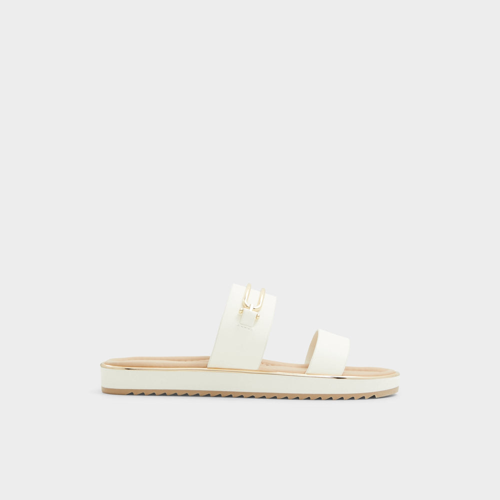 White Lagoon White Women's Strappy sandals - Slide sandal, Footbed sandal | Aldo