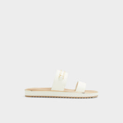 White Lagoon White Women's Strappy sandals - Slide sandal, Footbed sandal | Aldo