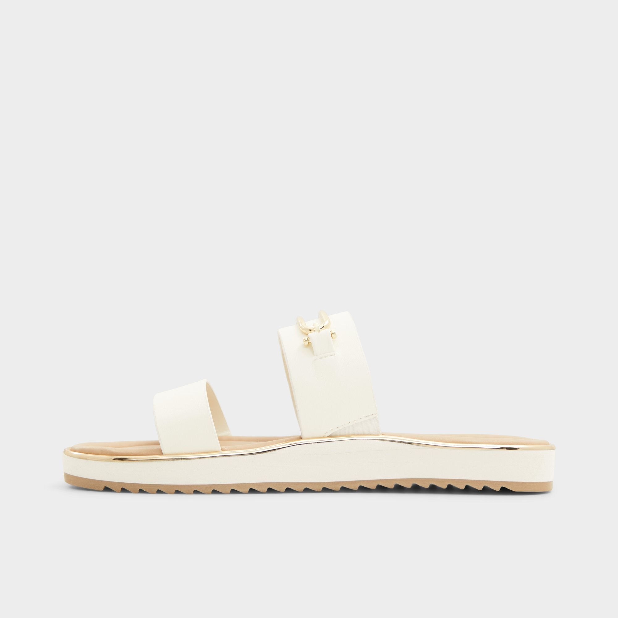 White Lagoon White Women's Strappy sandals - Slide sandal, Footbed sandal | Aldo