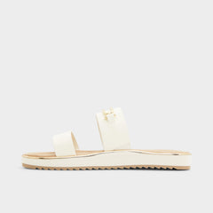 White Lagoon White Women's Strappy sandals - Slide sandal, Footbed sandal | Aldo