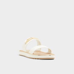 White Lagoon White Women's Strappy sandals - Slide sandal, Footbed sandal | Aldo