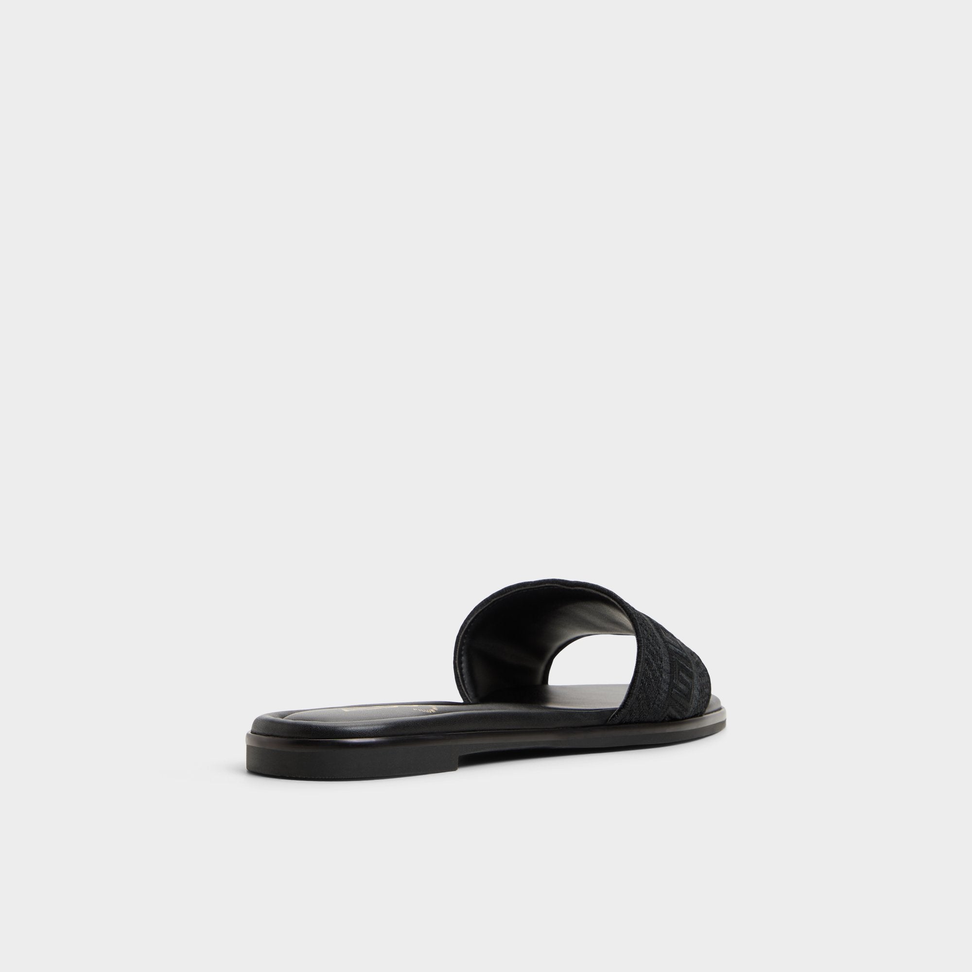 Black Oceania Black Women's Flats - Slide sandal | Aldo