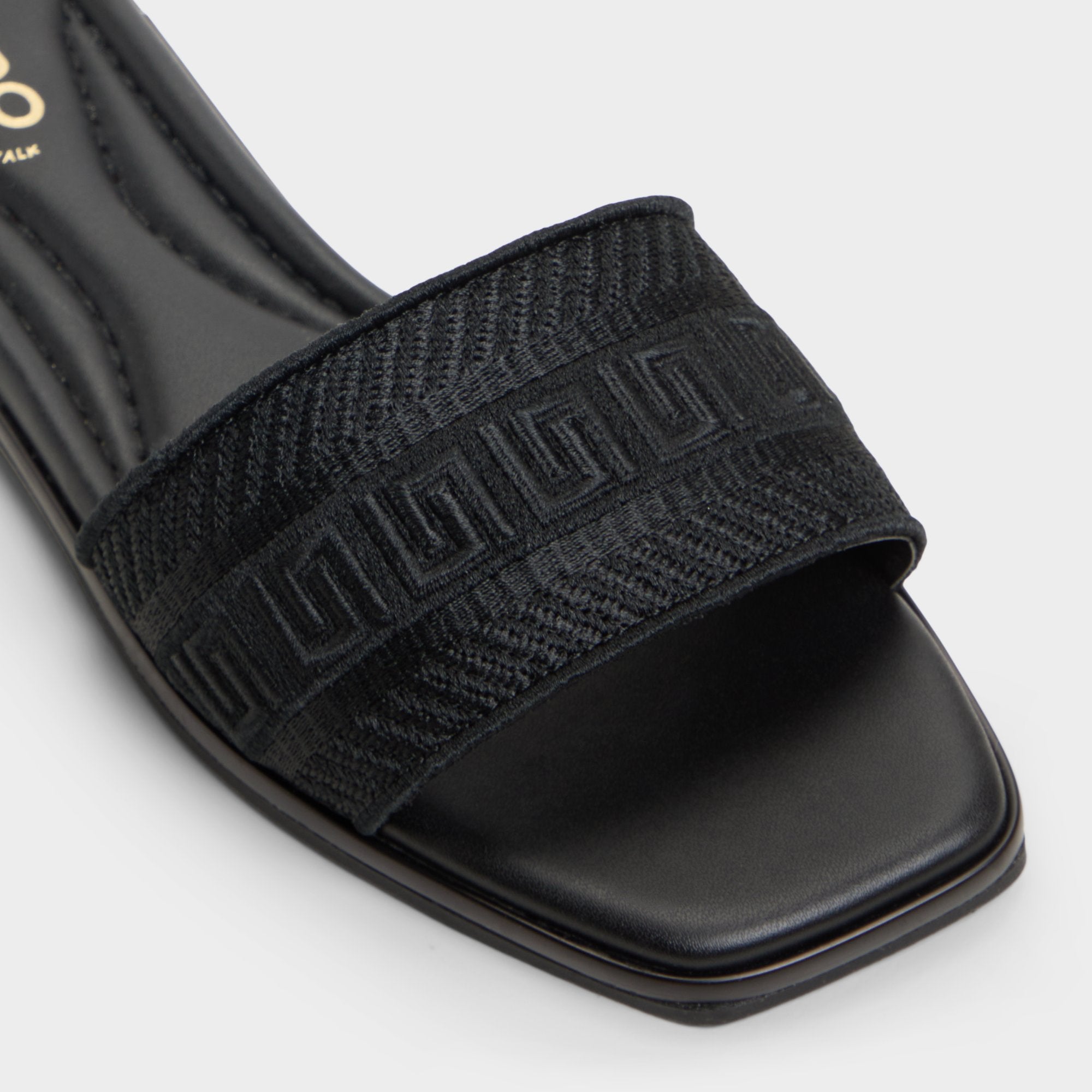 Black Oceania Black Women's Flats - Slide sandal | Aldo