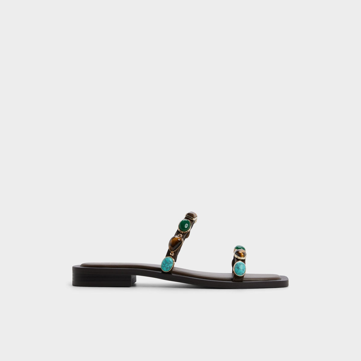Dark brown Sapphira in Dark Brown 14189967 - Slide sandal | Aldo