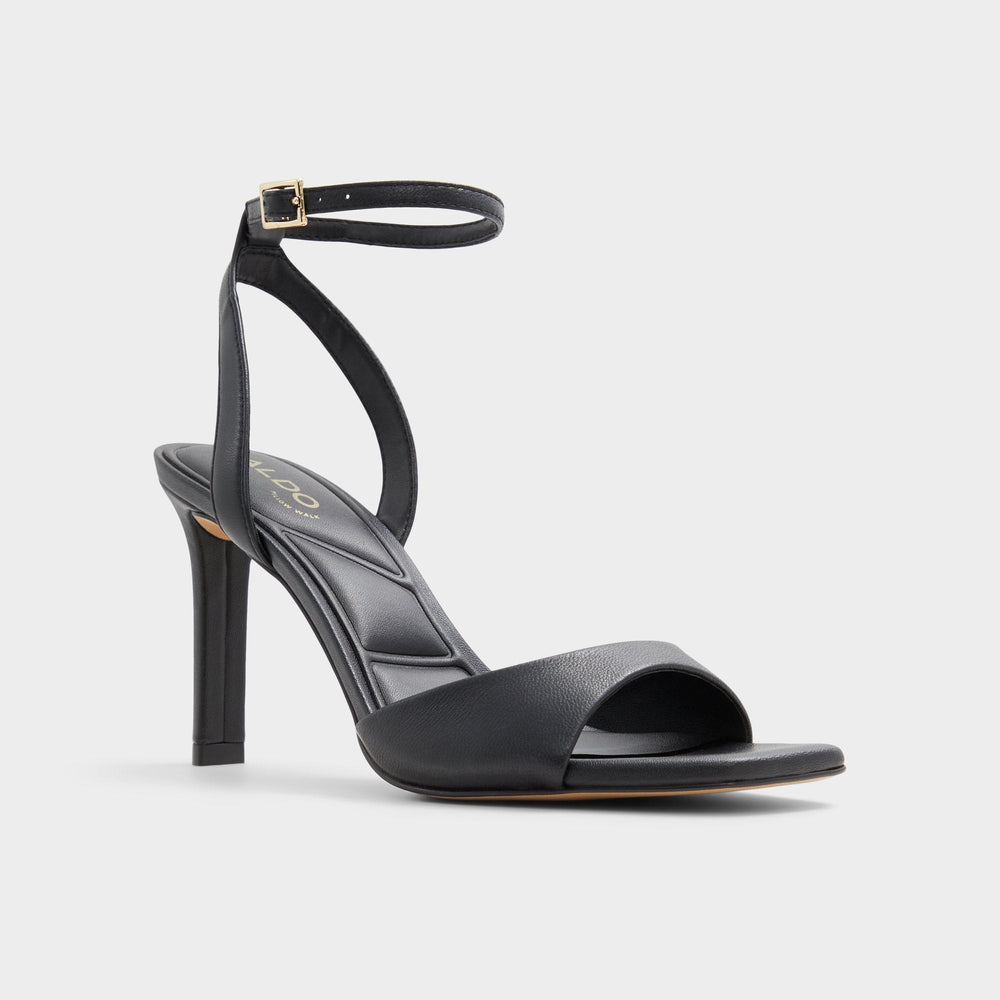 Black Sake Black Women's Strappy sandals - Strappy heeled sandal | Aldo