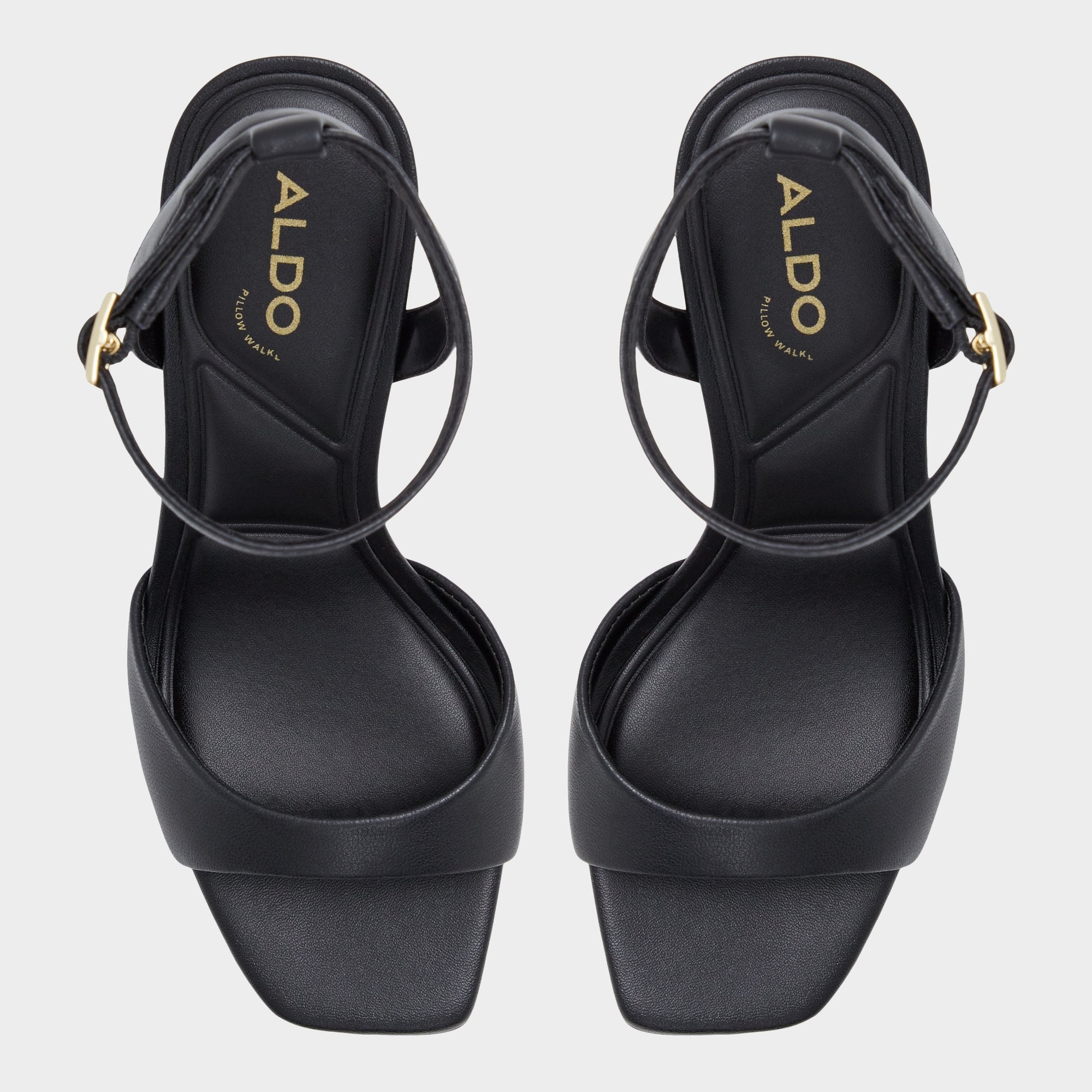 Black Sake Black Women's Strappy sandals - Strappy heeled sandal | Aldo