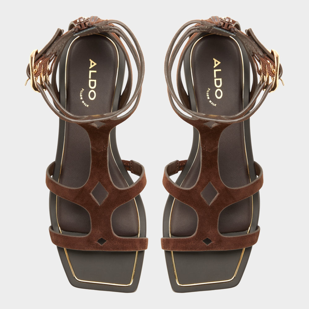 Dark brown Marisea in Dark Brown - Gladiator sandal | Aldo