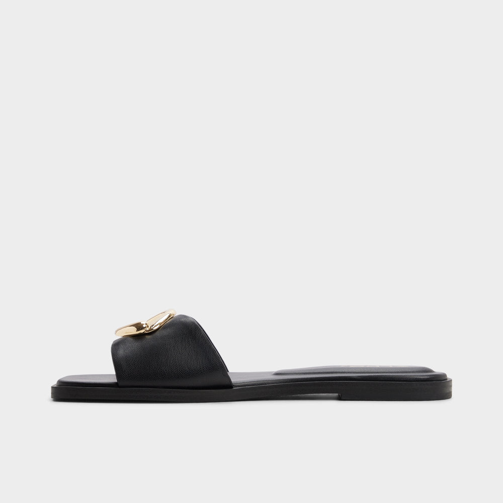 Black Biggin in Black - Slide sandal | Aldo