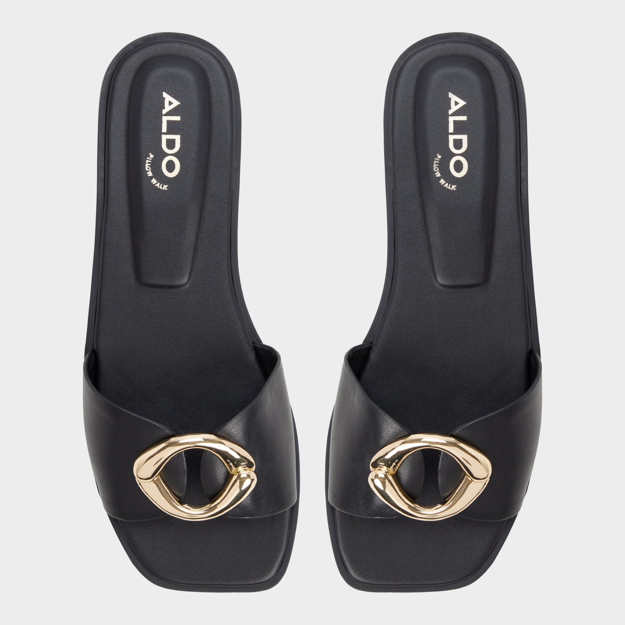 Black Biggin in Black - Slide sandal | Aldo