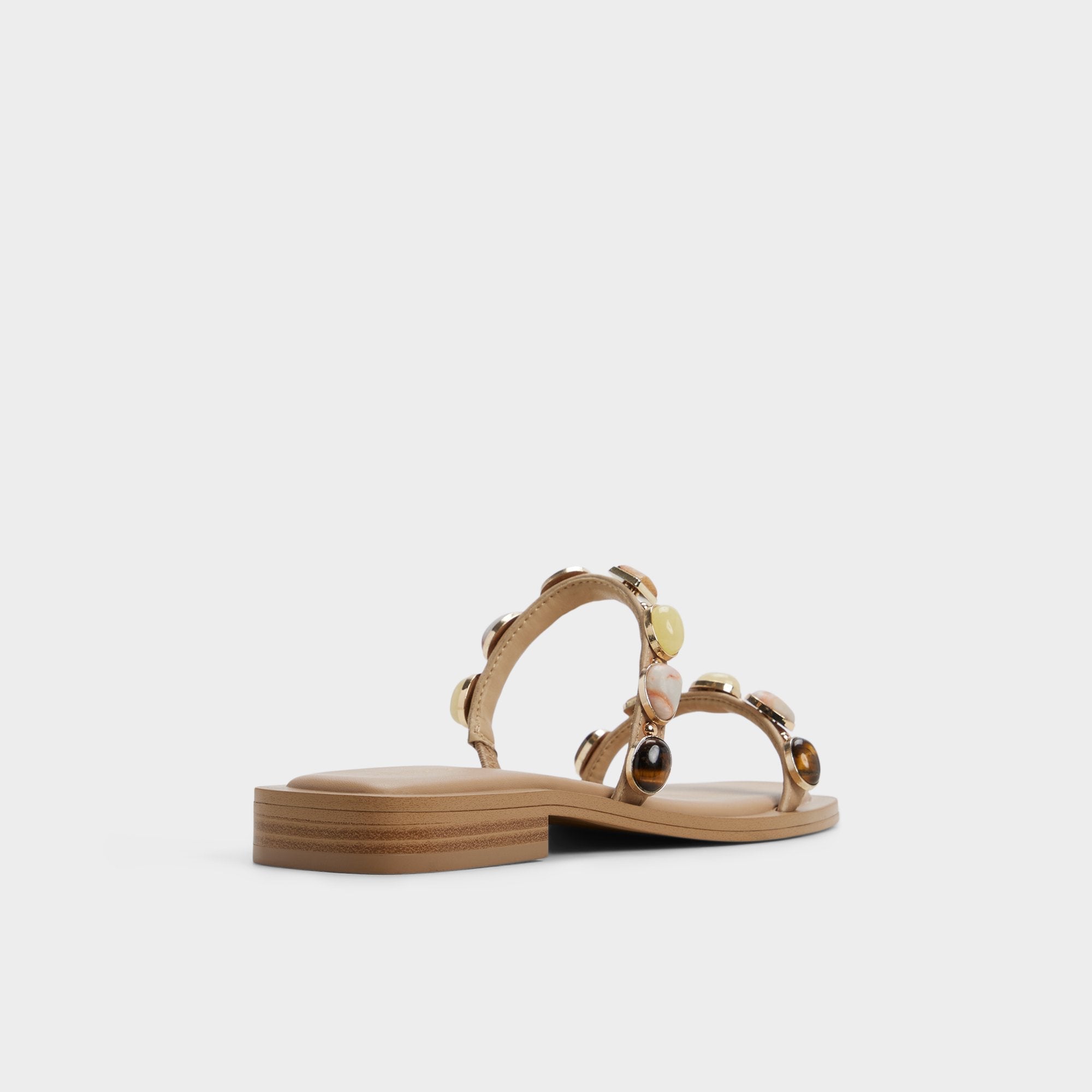 Medium beige Sapphira in Medium Beige 14213541 - Slide sandal | Aldo