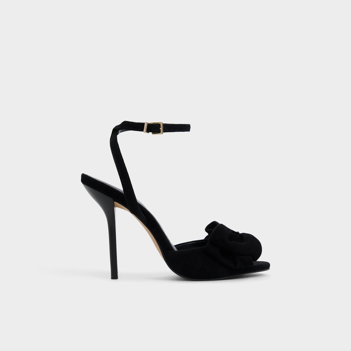Other black Tinsletta in Other Black - Strappy heeled sandal, Stiletto heel | Aldo