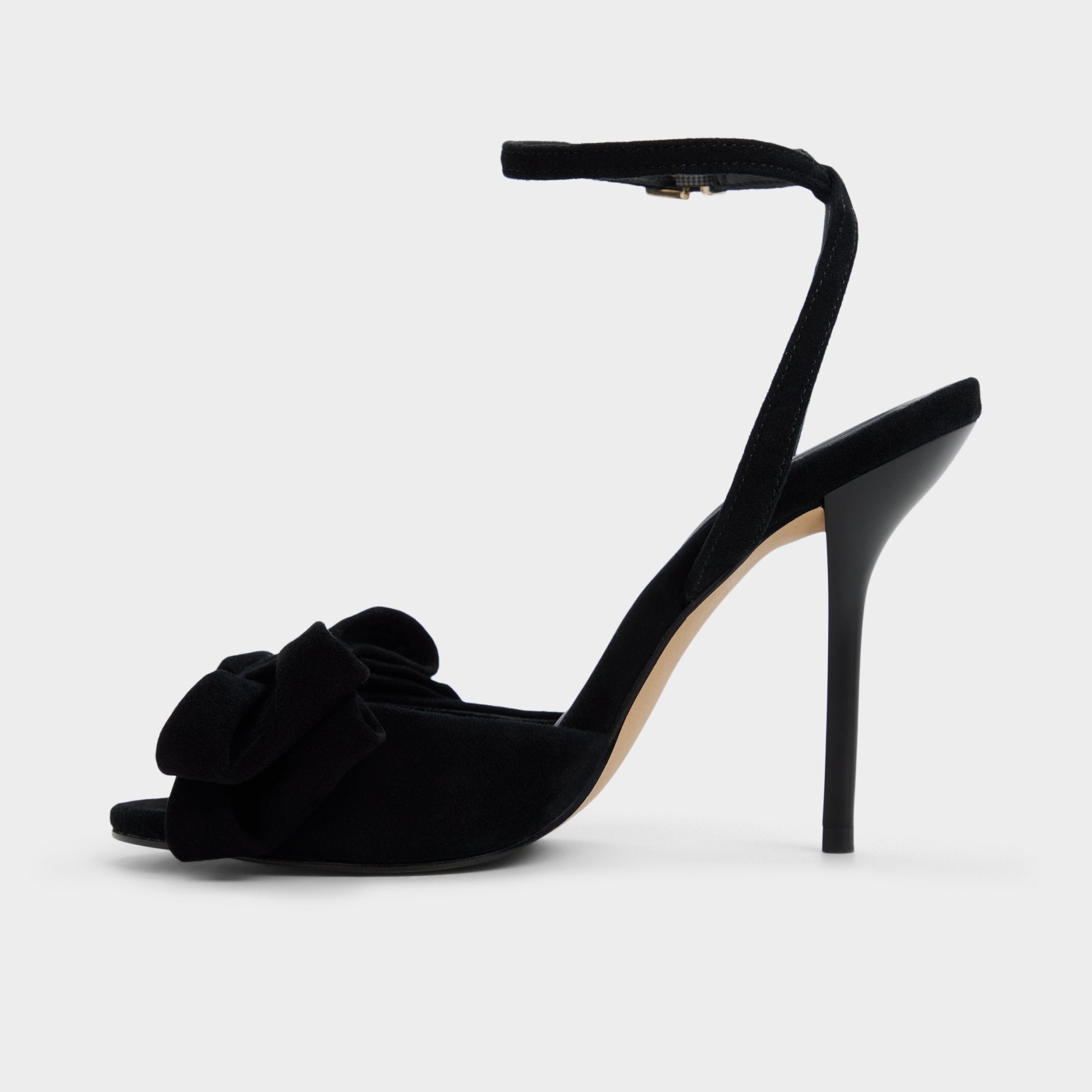Other black Tinsletta in Other Black - Strappy heeled sandal, Stiletto heel | Aldo
