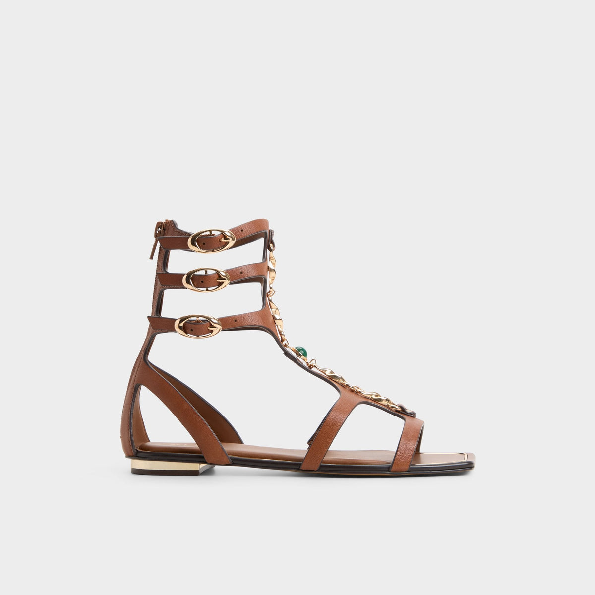 Medium brown Marisea in Medium Brown - Gladiator sandal | Aldo