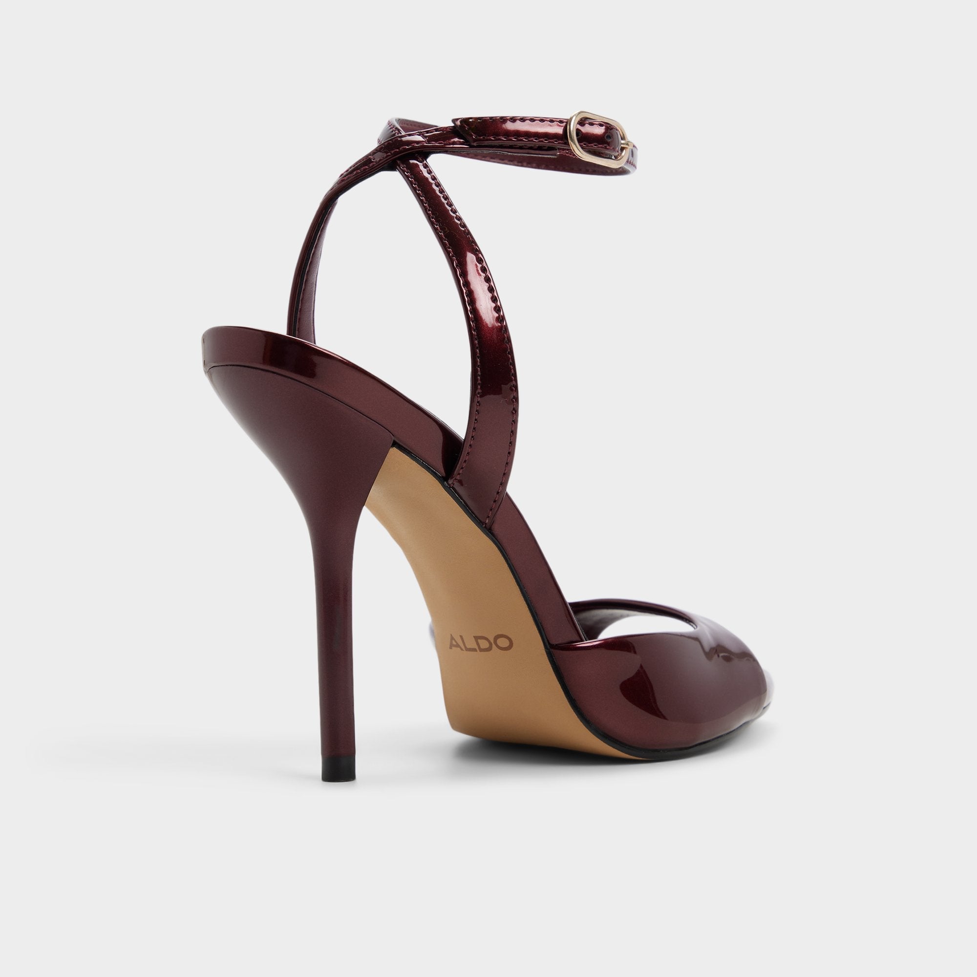 Medium red Forevermore in Medium Red - Strappy heeled sandal, Stiletto heel | Aldo
