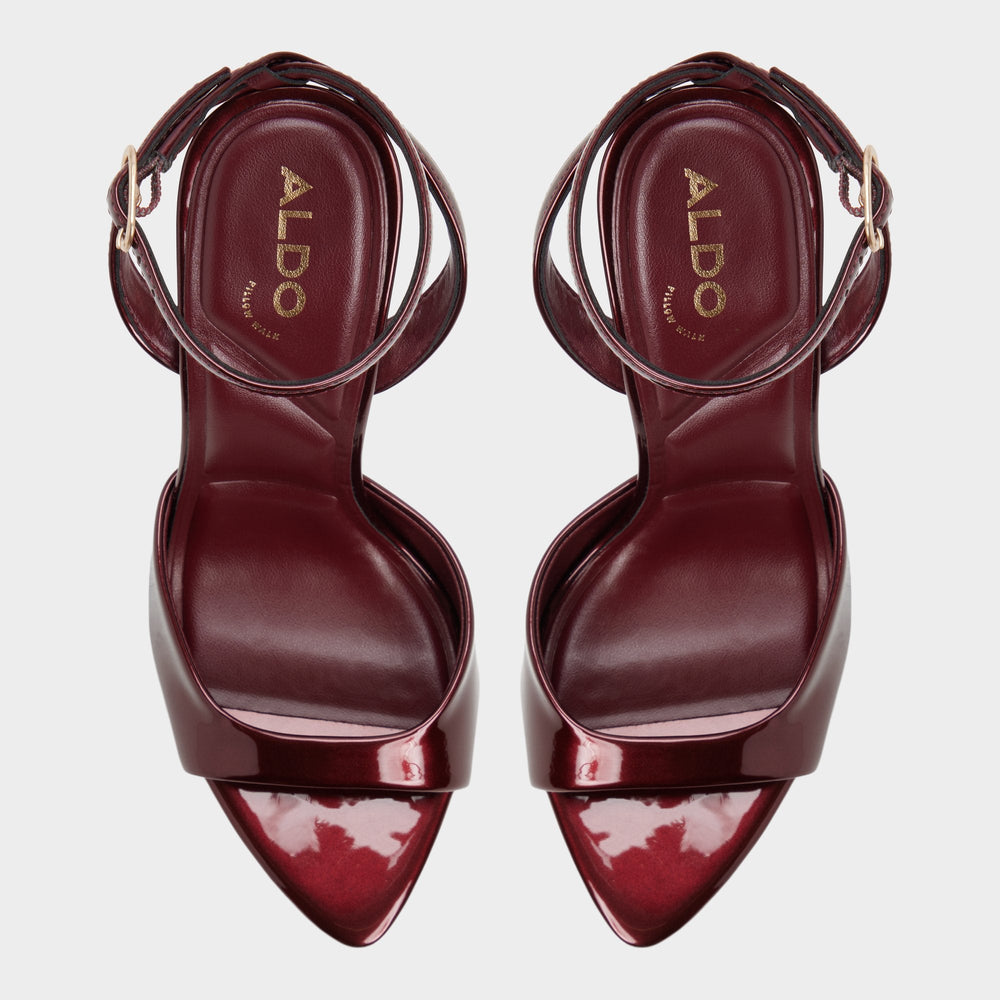 Medium red Forevermore in Medium Red - Strappy heeled sandal, Stiletto heel | Aldo