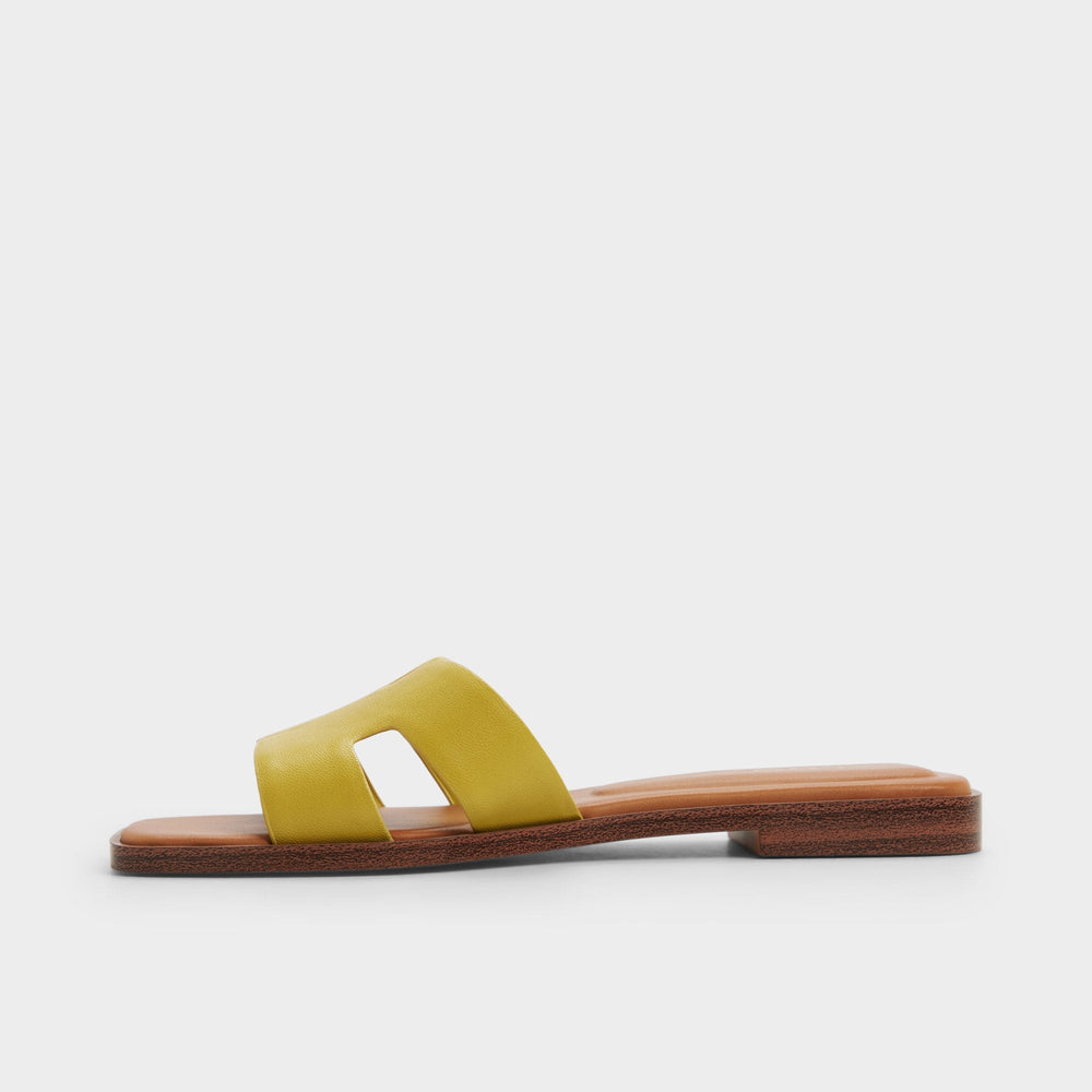 Other yellow Itsandal in Other Yellow - Slide sandal | Aldo