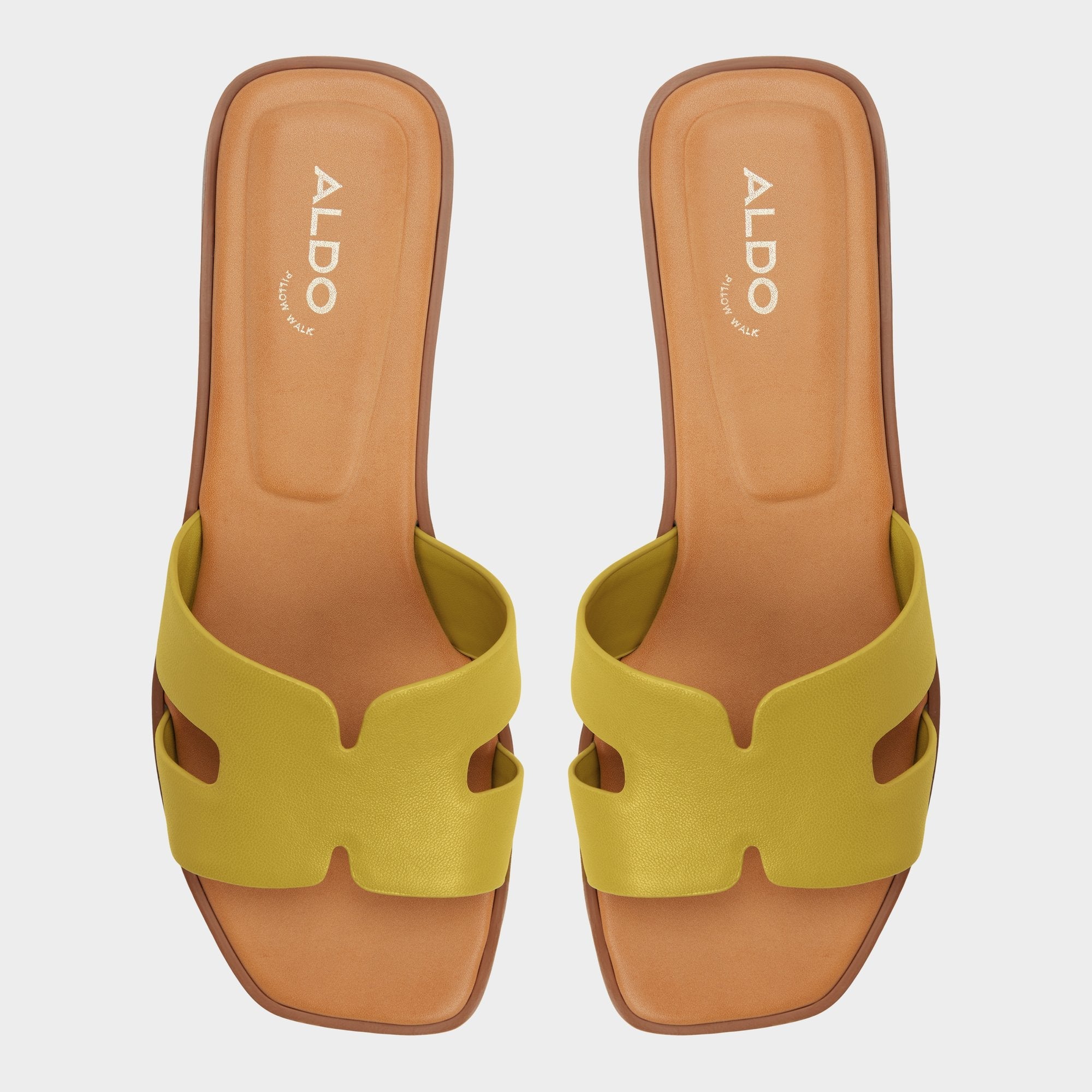 Other yellow Itsandal in Other Yellow - Slide sandal | Aldo