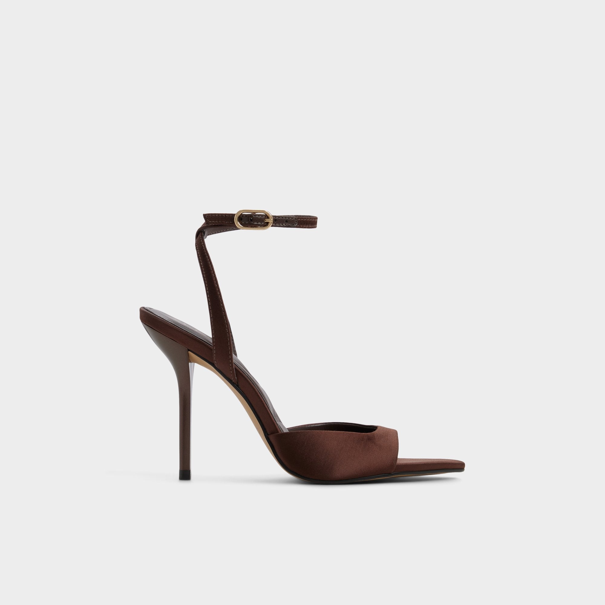 Dark brown Forevermore in Dark Brown 14154135 - Strappy heeled sandal, Stiletto heel | Aldo