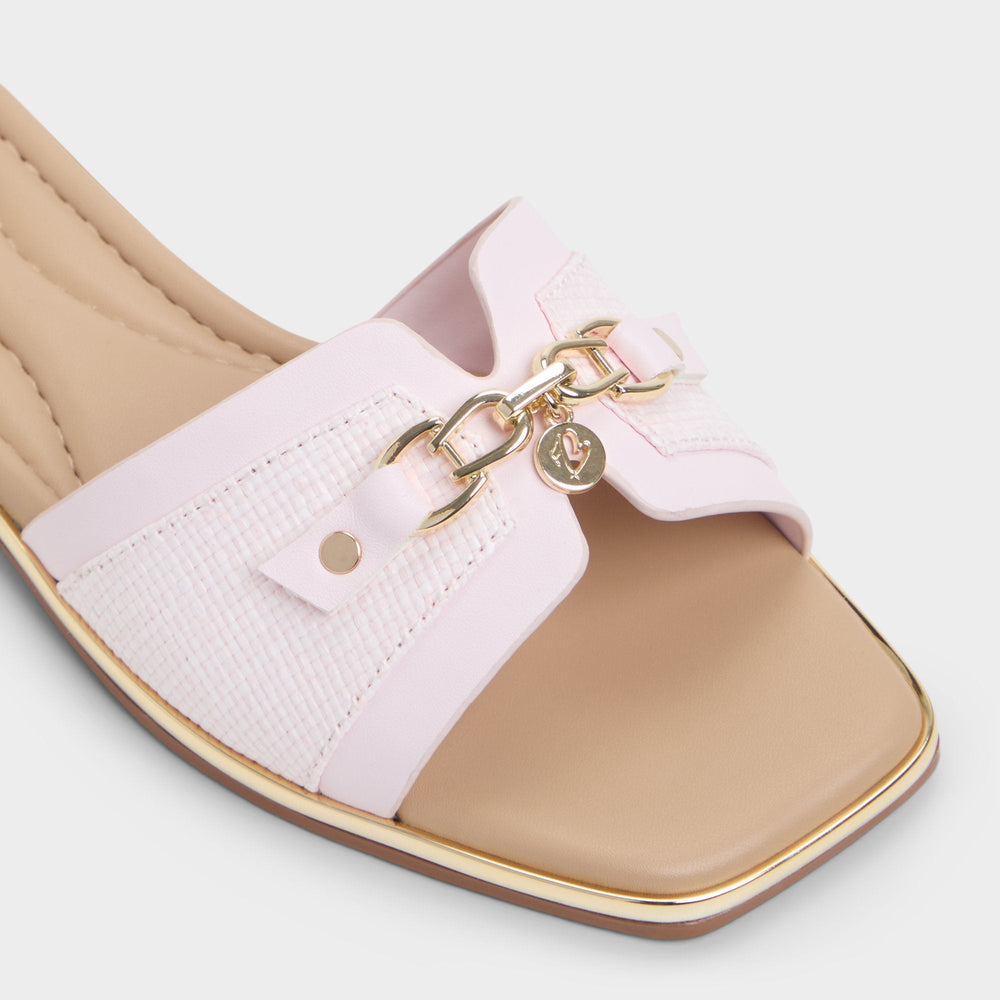 Light Pink Alamassi Light Pink Women's Flats - Slide sandal | Aldo