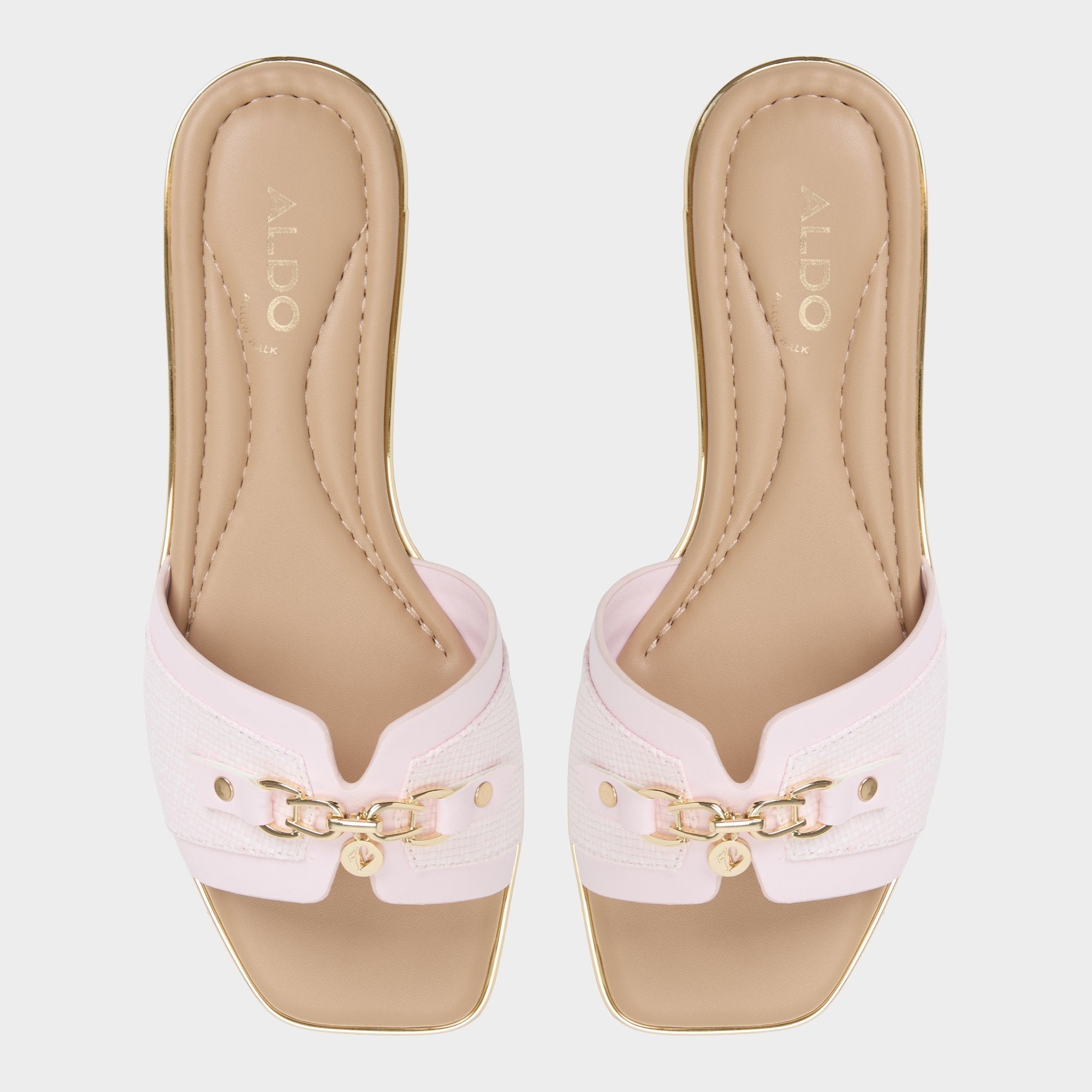 Light Pink Alamassi Light Pink Women's Flats - Slide sandal | Aldo
