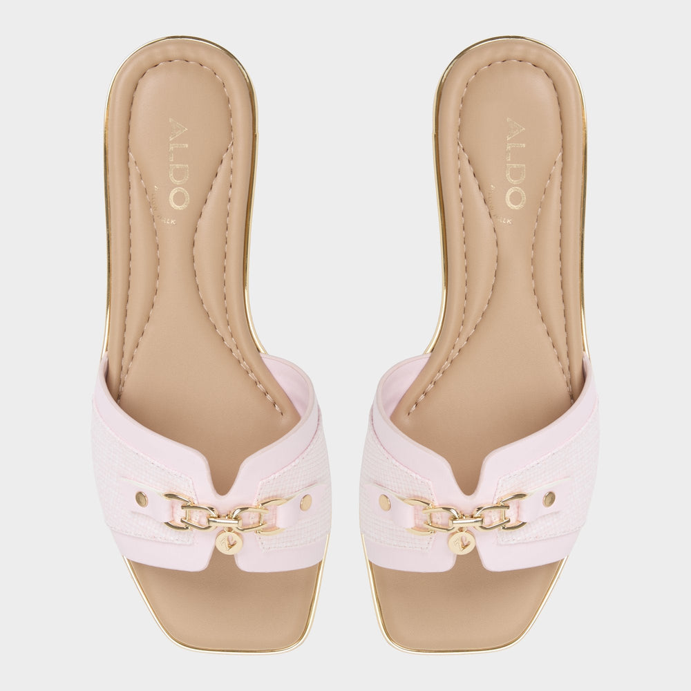 Light Pink Alamassi Light Pink Women's Flats - Slide sandal | Aldo
