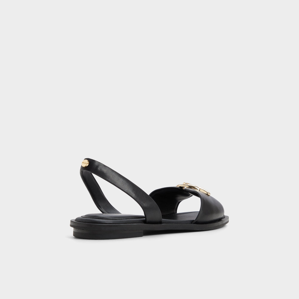 Black Goassi Black Women's Flats - Flat sandal | Aldo
