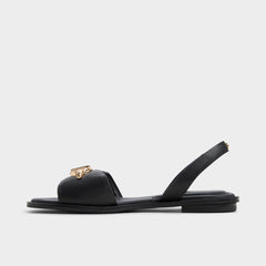 Black Goassi Black Women's Flats - Flat sandal | Aldo