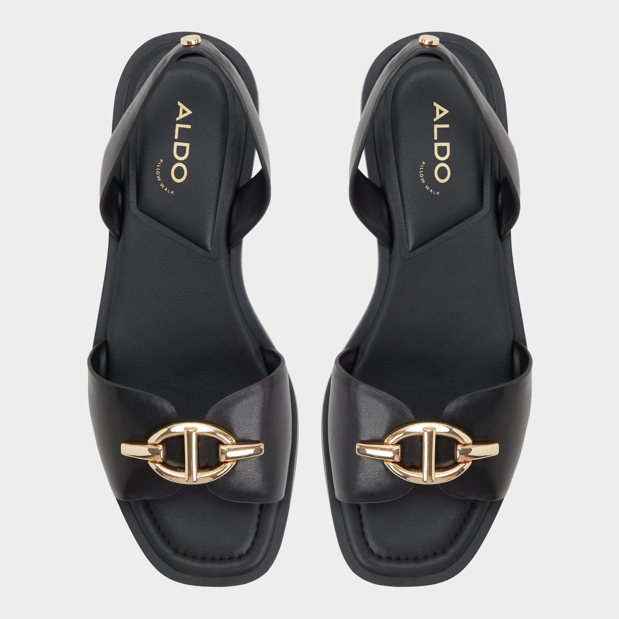 Black Goassi Black Women's Flats - Flat sandal | Aldo