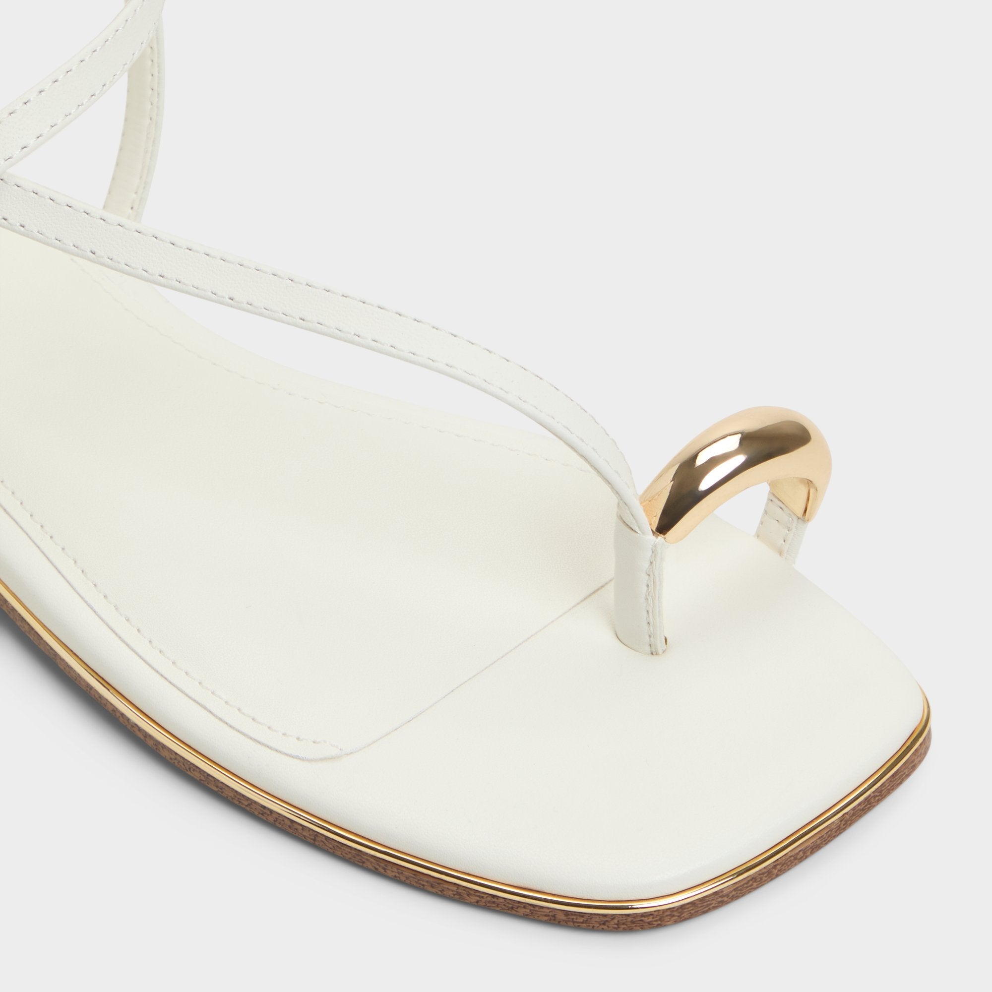 White Jomalina White Women's Flats - Strappy flat sandal | Aldo
