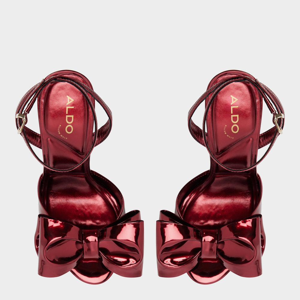 Medium red Tinsletta in Medium Red - Heeled sandal, Stiletto heel | Aldo