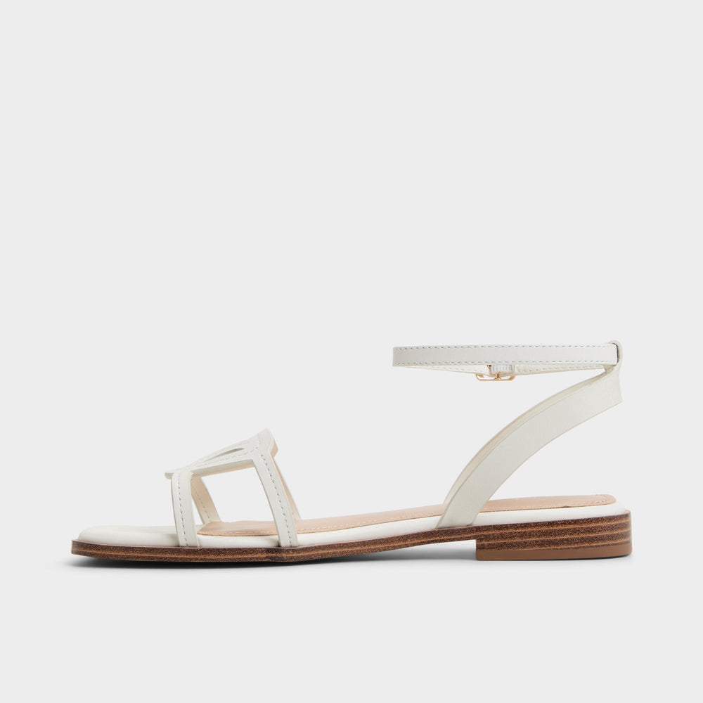 White Greengrove White Women's Flats - Flat sandal | Aldo
