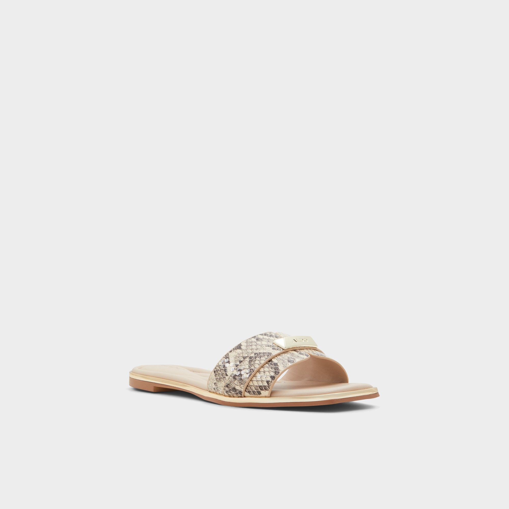 Natural Darine Natural Women's Flats - Slide sandal | Aldo