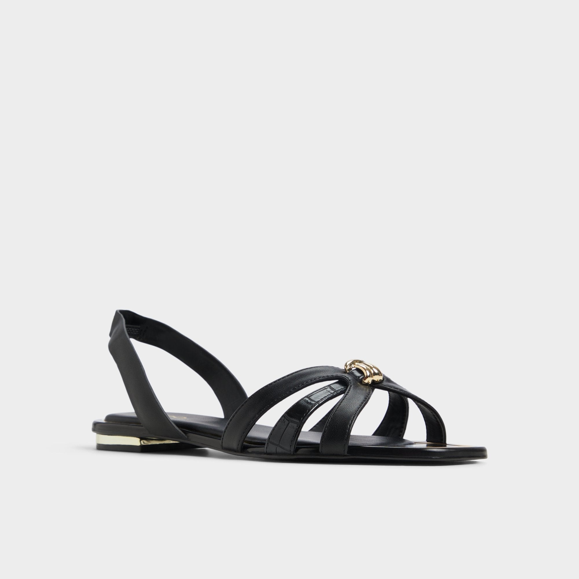 Black Marassita Black Women's Slingbacks - Flat sandal | Aldo