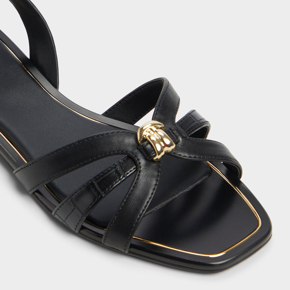 Black Marassita Black Women's Slingbacks - Flat sandal | Aldo