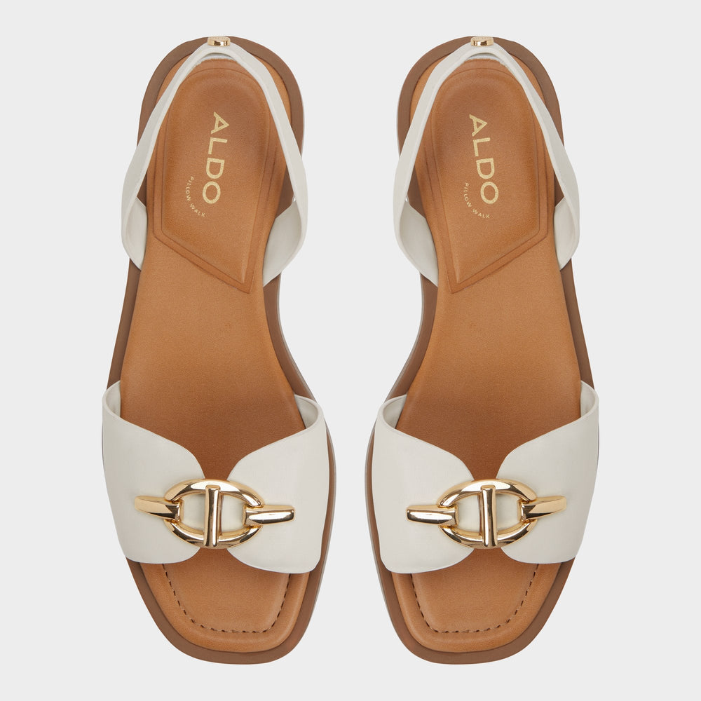 White/bone Goassi White/Bone Women's Flats - Flat sandal | Aldo