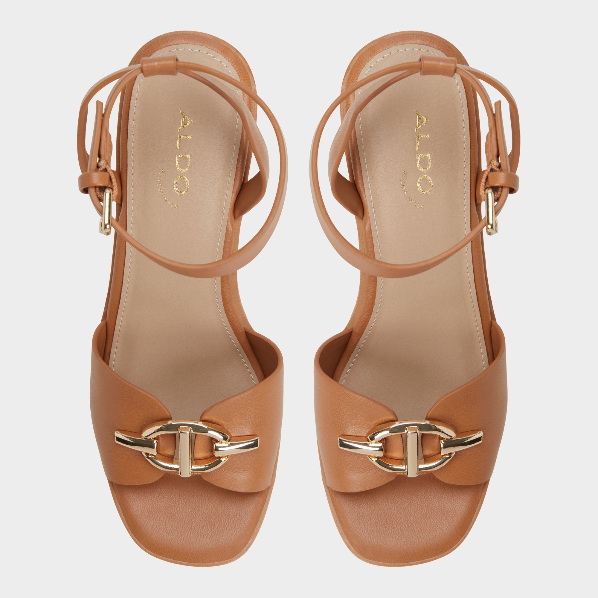 Medium Brown Ybylin Medium Brown Women's Wedges - Wedge sandal, Wedge heel | Aldo