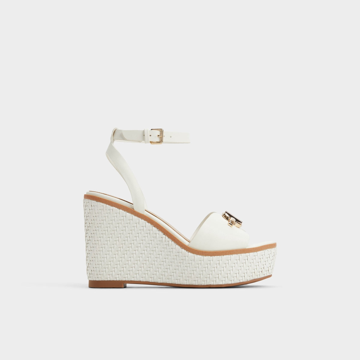 White Ybylin White Women's Wedges - Wedge sandal, Wedge heel | Aldo