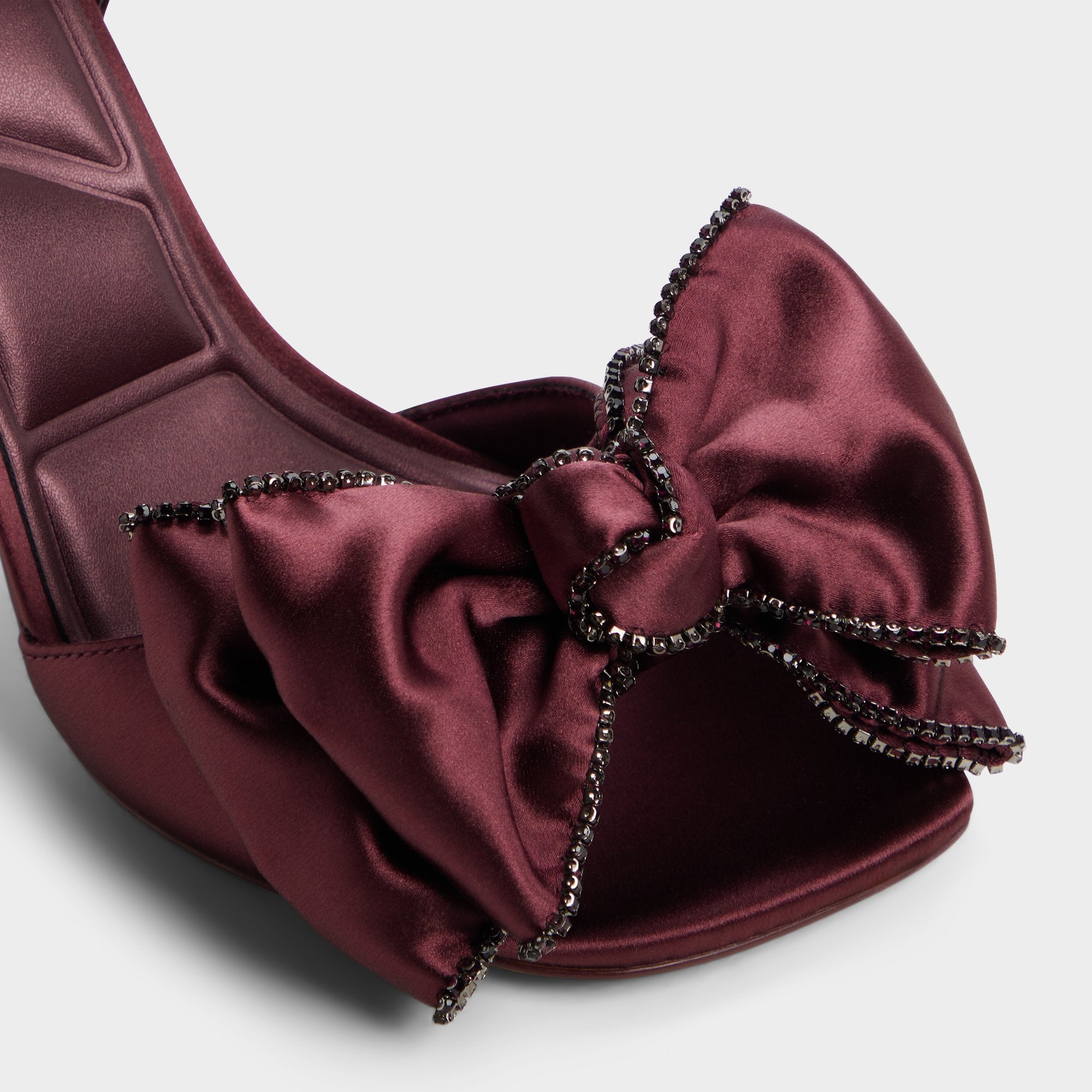 Bordo Tinsel in Bordo - Strappy heeled sandal, Stiletto heel | Aldo