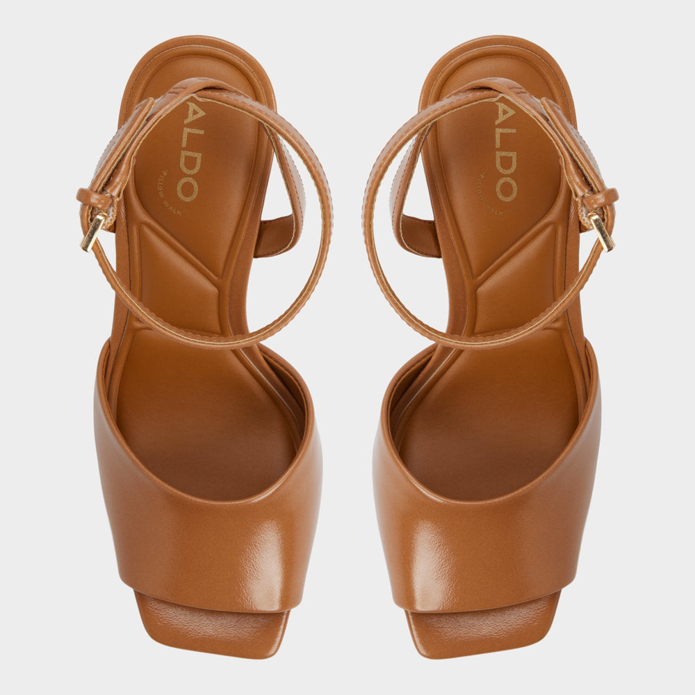 Tan Kaiasien in Tan - Heeled sandal, Stiletto heel | Aldo