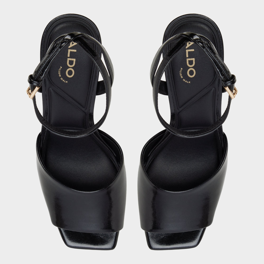 Black Kaiasien in Black - Heeled sandal, Stiletto heel | Aldo