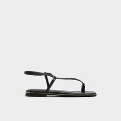 Black Jomalina Black Women's Flats - Strappy flat sandal | Aldo