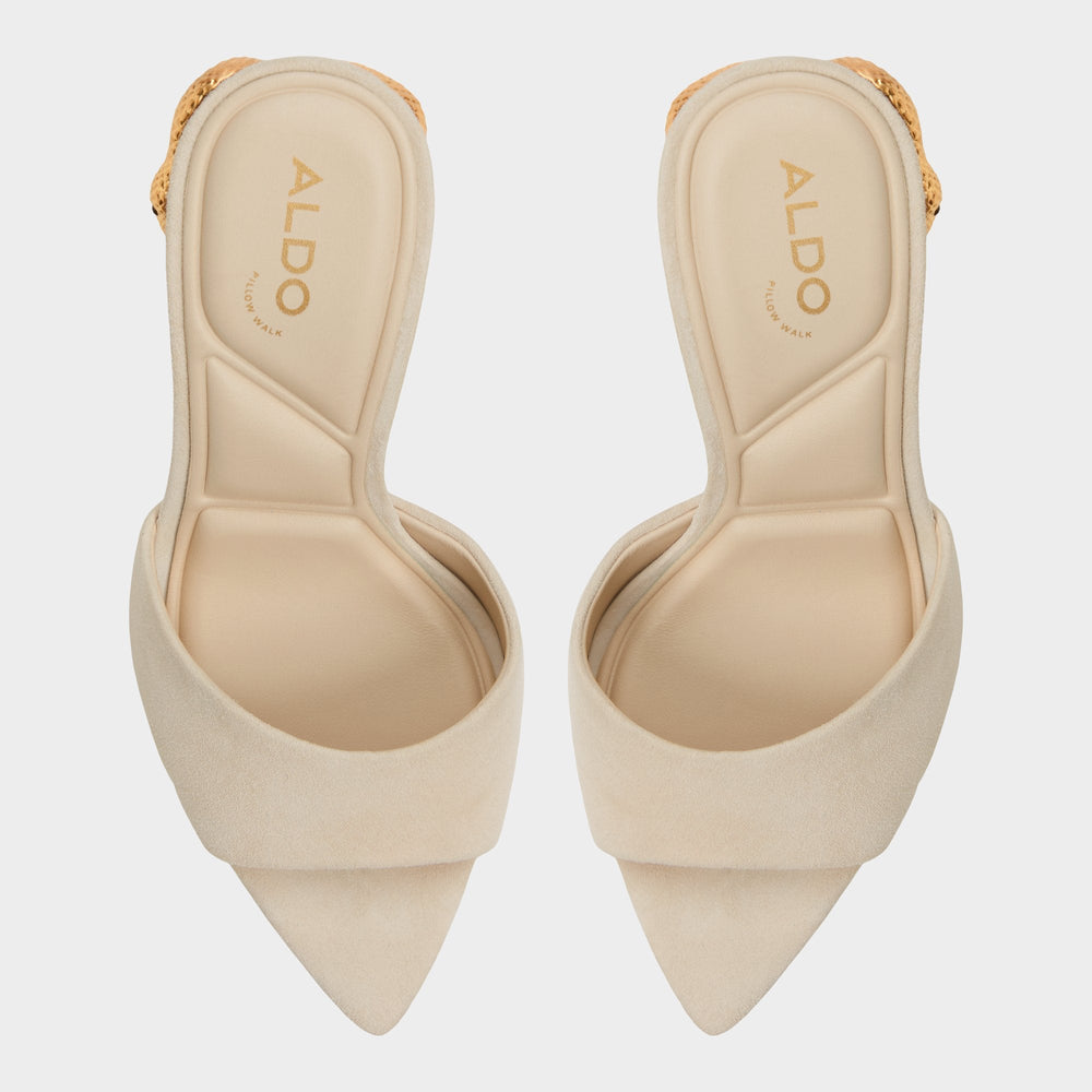 Bone Seashella Bone Women's Heeled mules - Heeled mule | Aldo