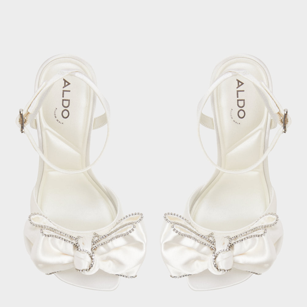 Other white Tinsel in Other White - Strappy heeled sandal, Stiletto heel | Aldo